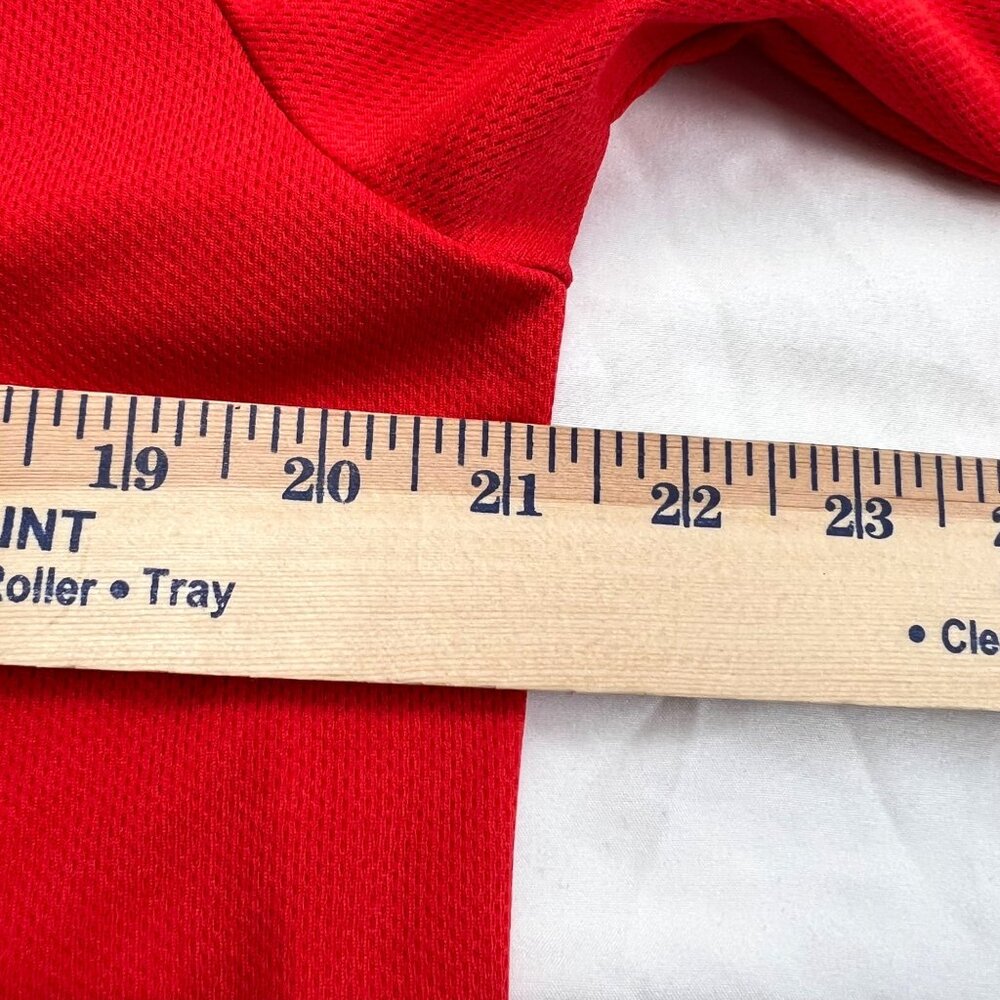 Texas Rangers Baseball TX3 Cool Red Polo Shirt Size L/G Mens Athletic Fit - Picture 8 of 10